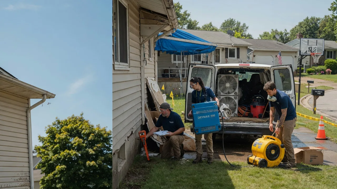 Ceiling Leak Cleanup in Blue Creek, OH near me