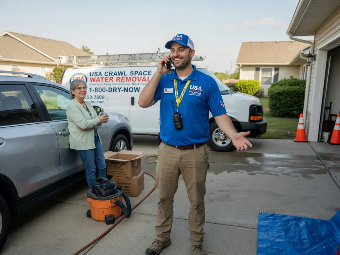 Crawl Space Water Removal Blue Creek, OH FAQs